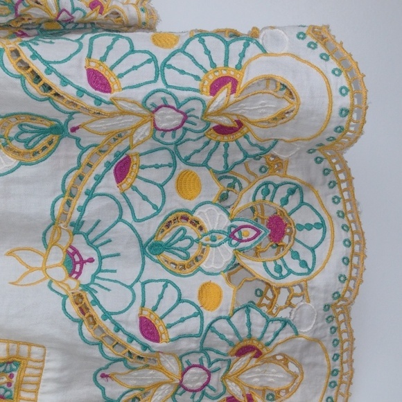 Anthropologies Amika + Kin bisbee embroidered blouse size 10 - Picture 4 of 9